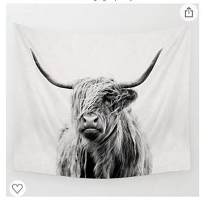 Highlander cow tapestry